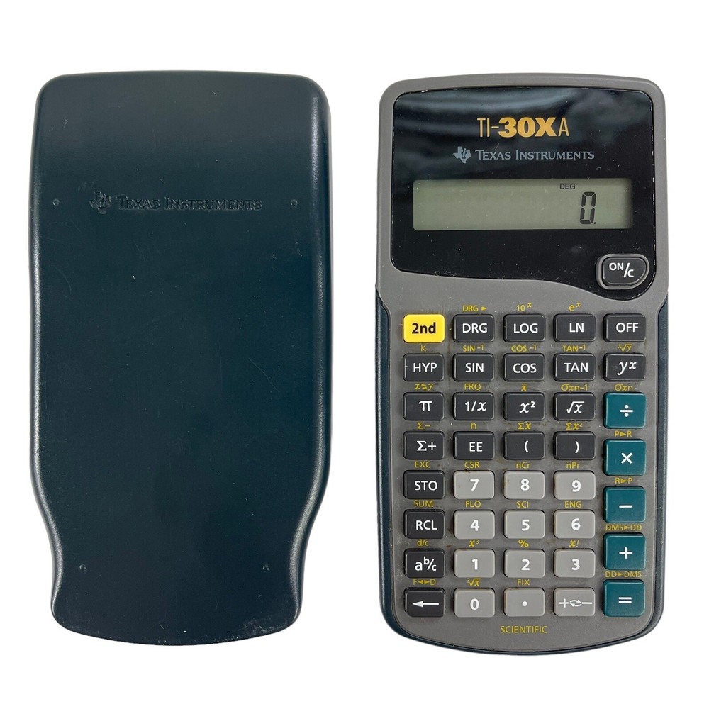 Texas Instruments TI-30XA Scientific Calculator- Working