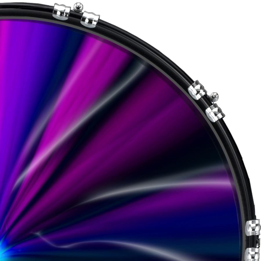 Custom 22" Kick Bass Drum Head Graphical Image Front Skin Abstract 43