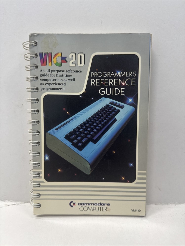 VIC-20 Programmer's Reference Guide Commodore Spiral Bound Vic20 Schematic