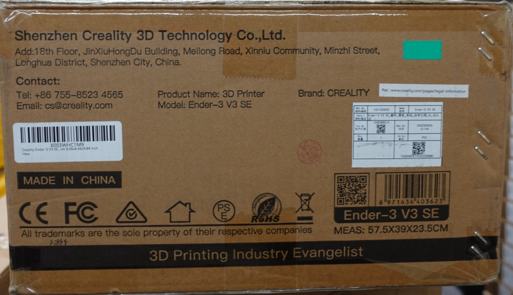 Creality 3D Ender 3 V3 SE 3D Printer