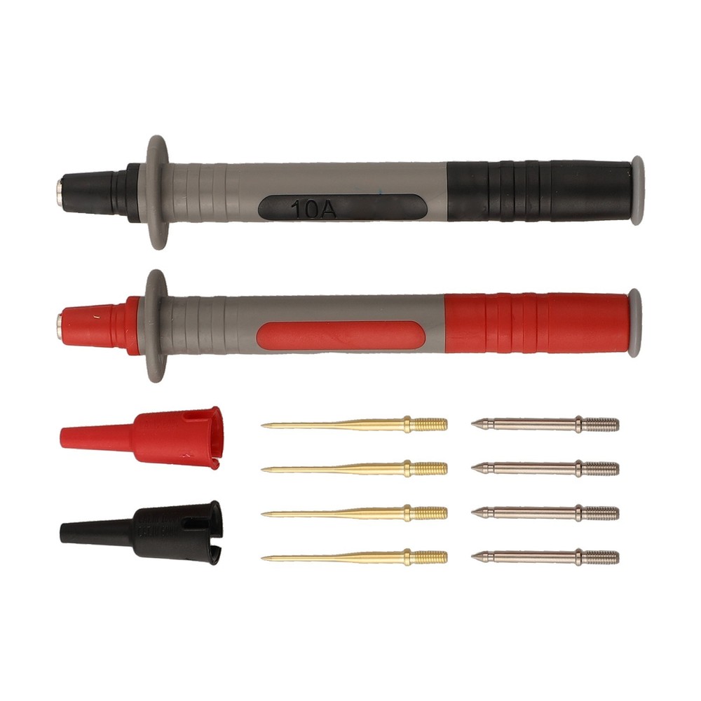 Innovative Design 2pcs Multimeter Probes Featuring Replaceable Needles