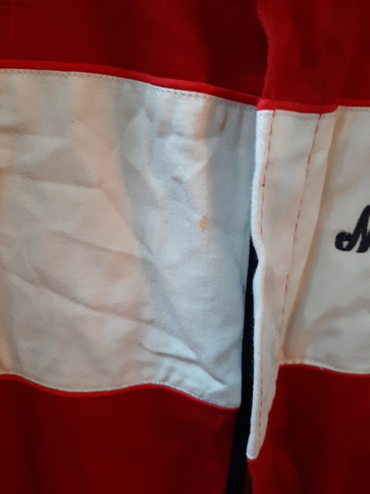 RCI Racing Jacket Drag Racing Size Full Zip Red White Patch
