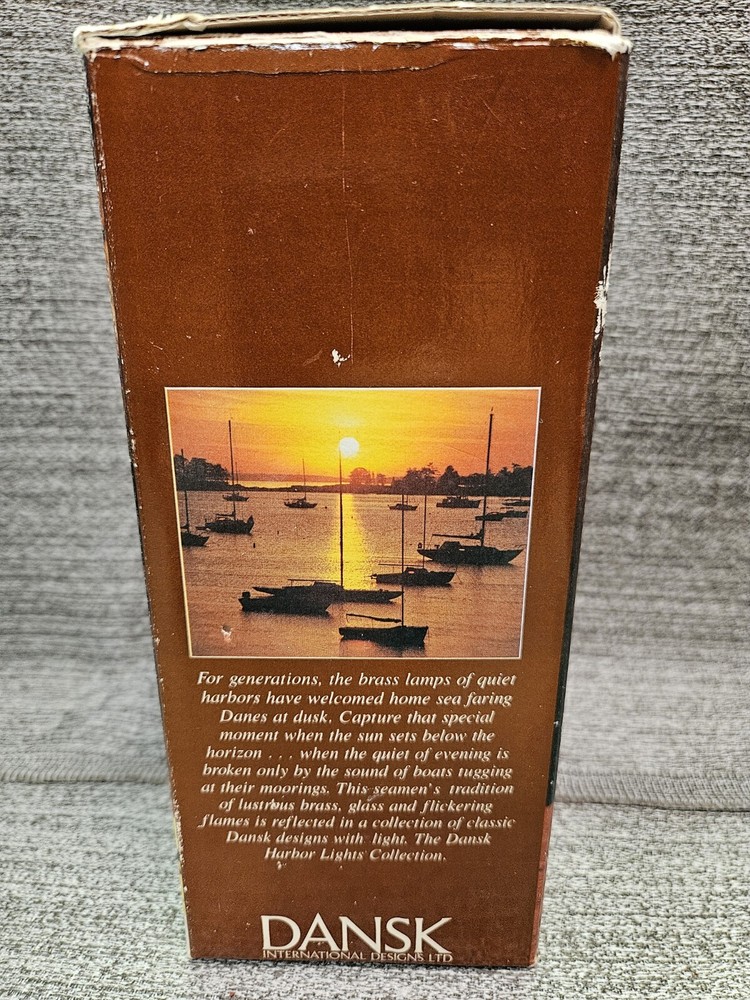 Dansk Harbor Lights, Ships Lamp Vintage