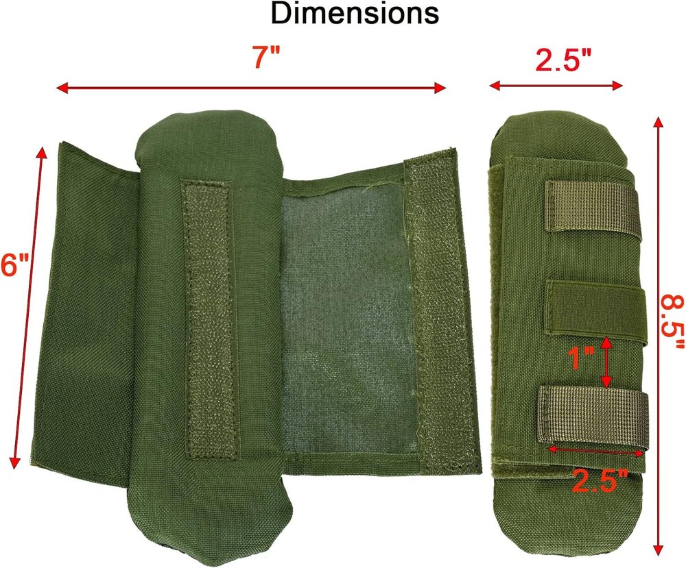2PCS Shoulder Strap Pad Vest Shoulder Strap Pads Backpack Strap Pads Fit 2'' US