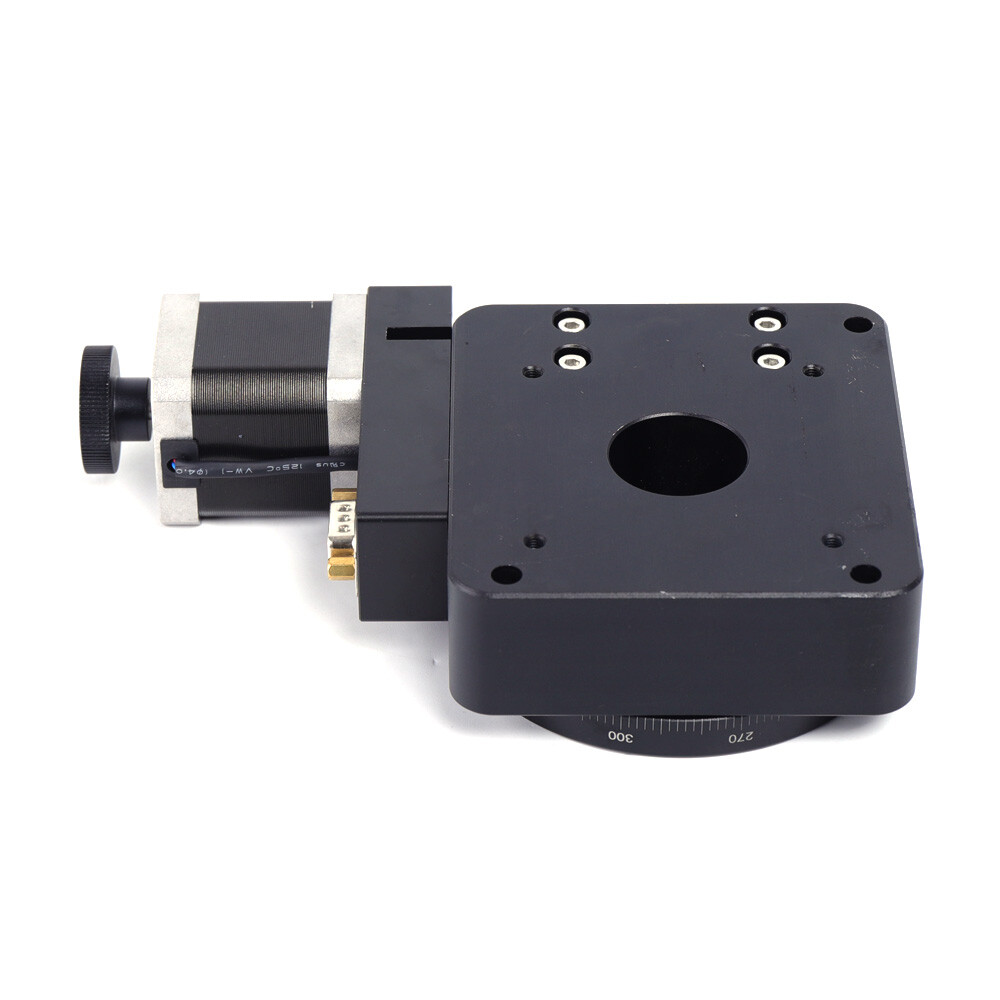 Electric Motorized Rotation Platform - Precision Optical Rotary Stage 100mm