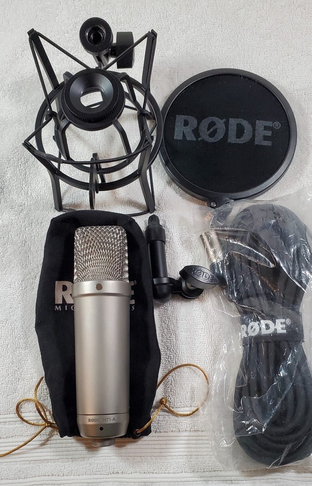 Rode NT1-A Condenser Microphone, Silver, 3-Pin XLR