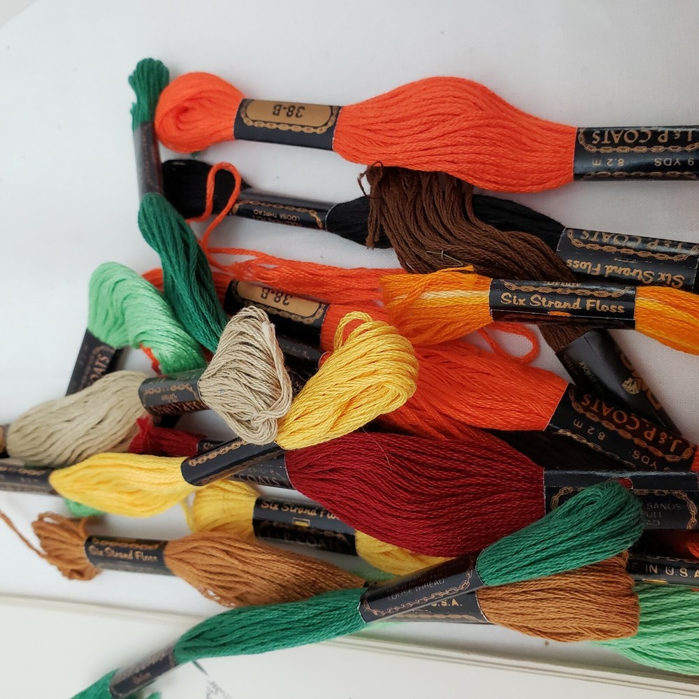 Jonell's Transfer Patterns ~ 70's Transfer Pattern ~ Floss Punch Needle Lot ~