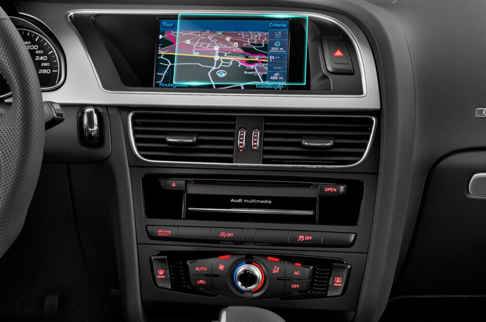 Crystal Clear Screen Protector for 2016 Audi A5 Vehicle Navigation