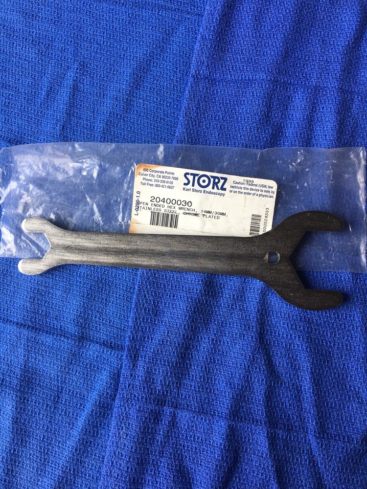 Storz Open Ended Hex Wrench, 14mm/30mm