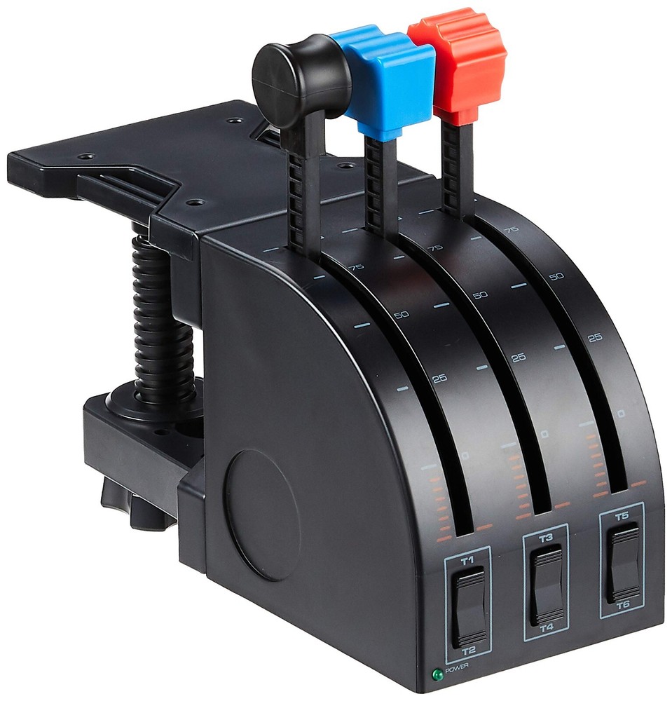 Logitech Pro Flight Throttle Quadrant - Professional Simulation Axis Levers