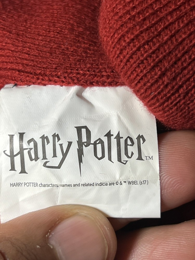 Child Harry Potter Beanie Red Licensed
