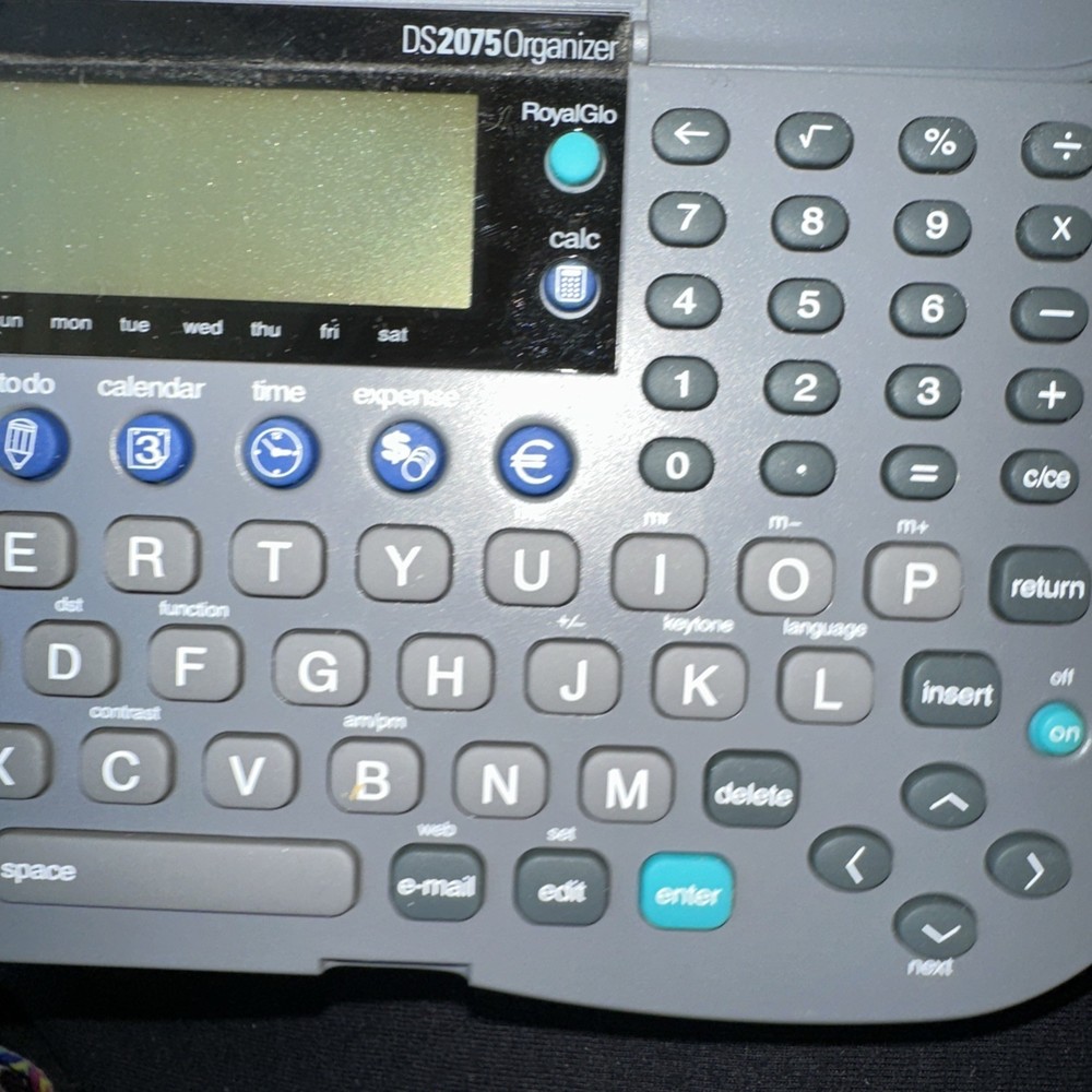 Vintage Royal Ideas Organizer Calculator