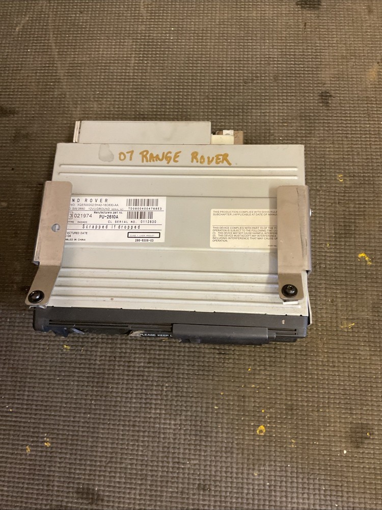2007 Range Rover 6 Disc Cd Changer