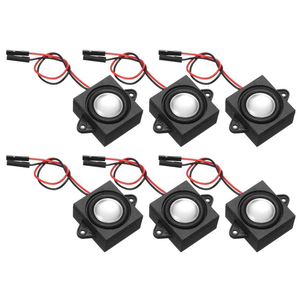 6Pcs 3 Watt 4 Ohm Single Mini Speaker  Portable Separating Interface
