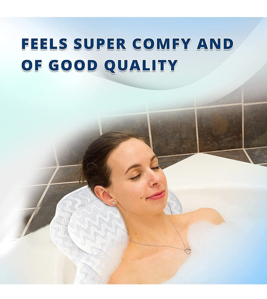 Bath Pillow for spa, Bathtub Pillow headrest for Neck and Back Support - Best...