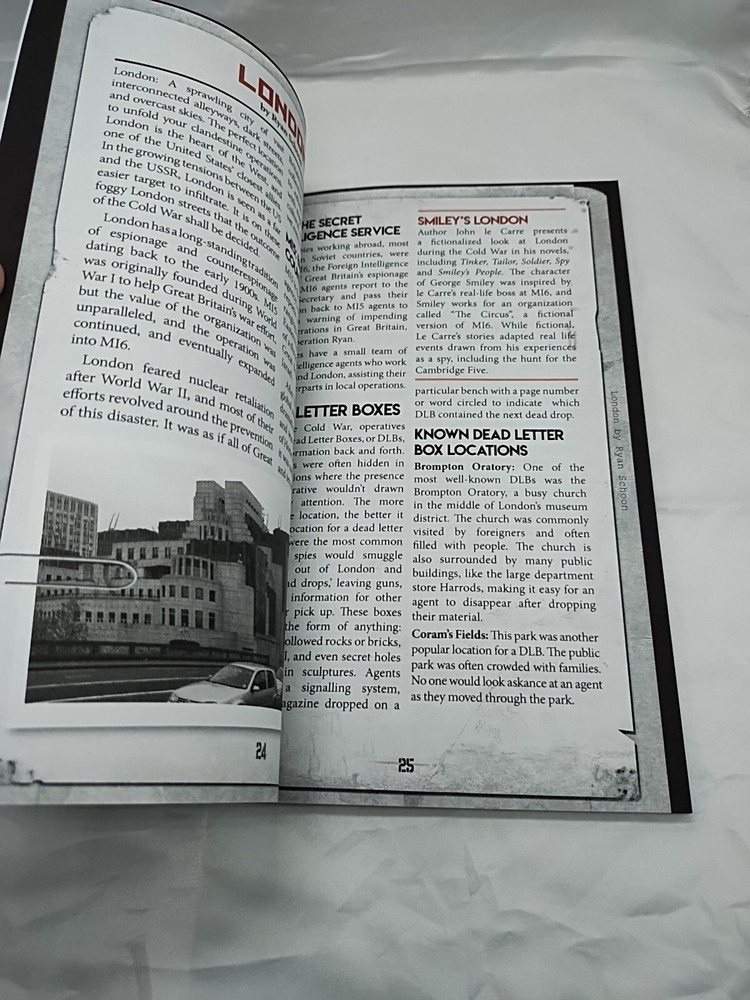 Cities In Shadow RPG Settings Book Gallant Knight Games