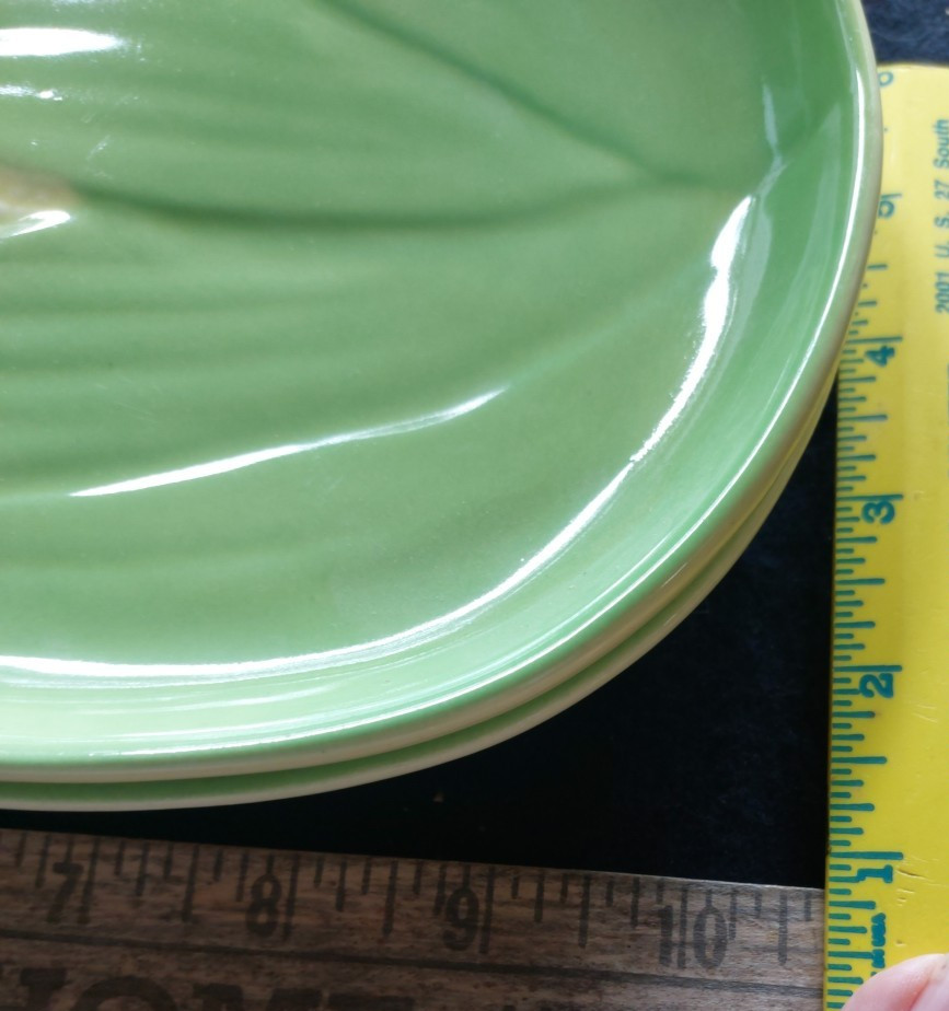 2 Terrace Ceramics Corn Pattern platters 10x8