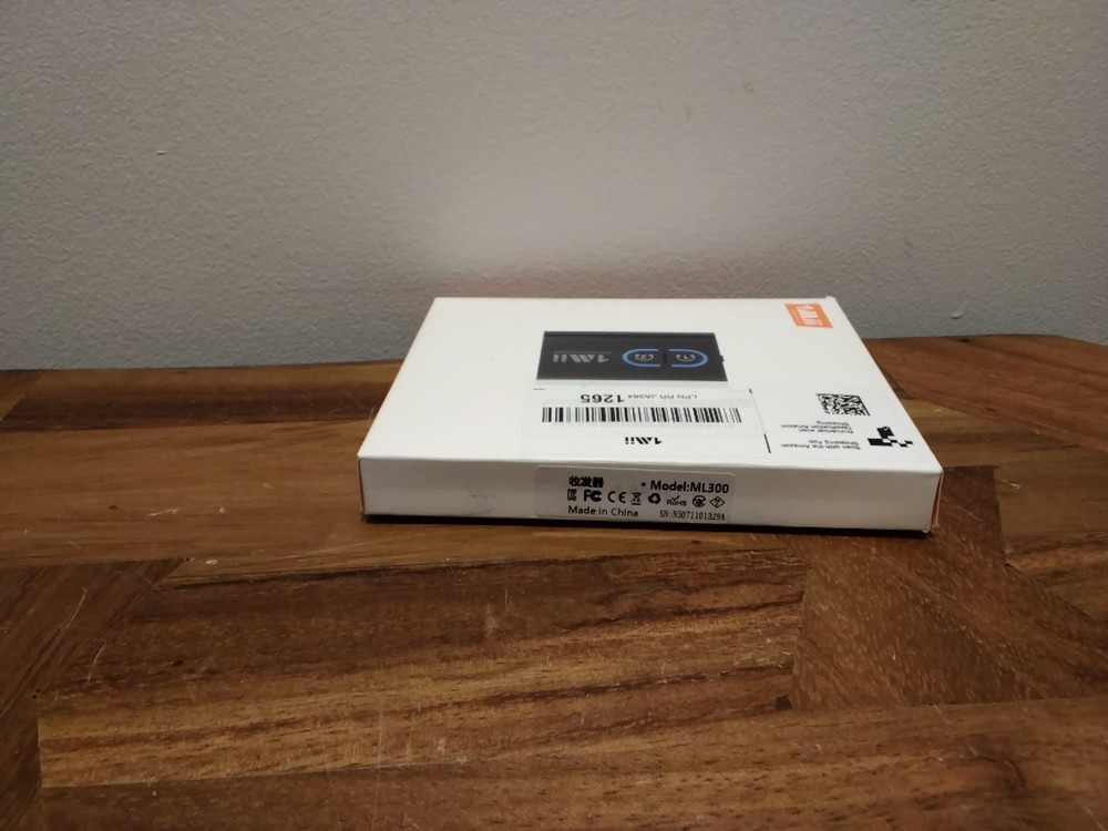 1Mii Transmitter Receiver Bluetooth 5.3 ML300 B0305 W/ Cables And Instructions