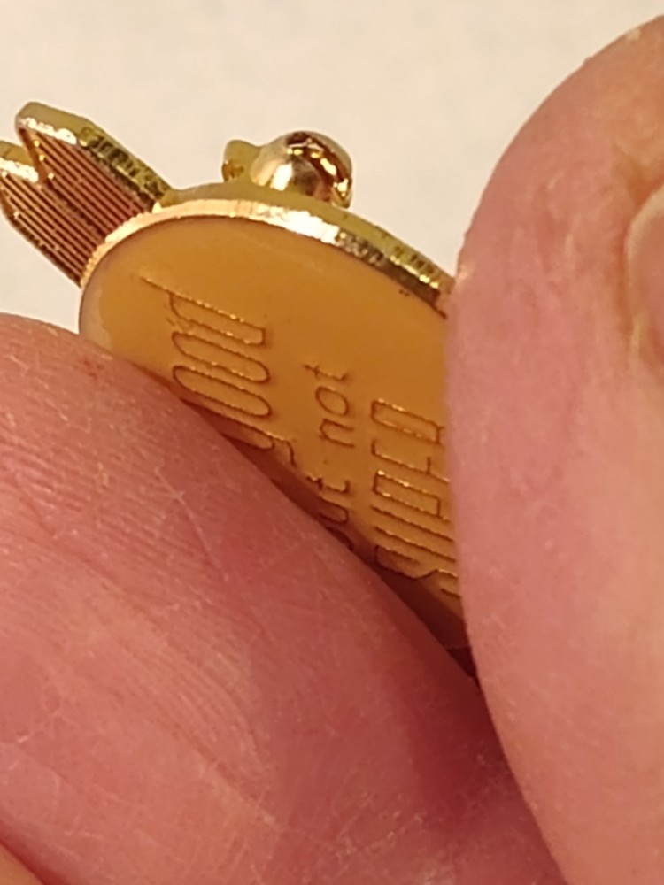 Vintage 1980s Ski Level Commentary Lapel Pin