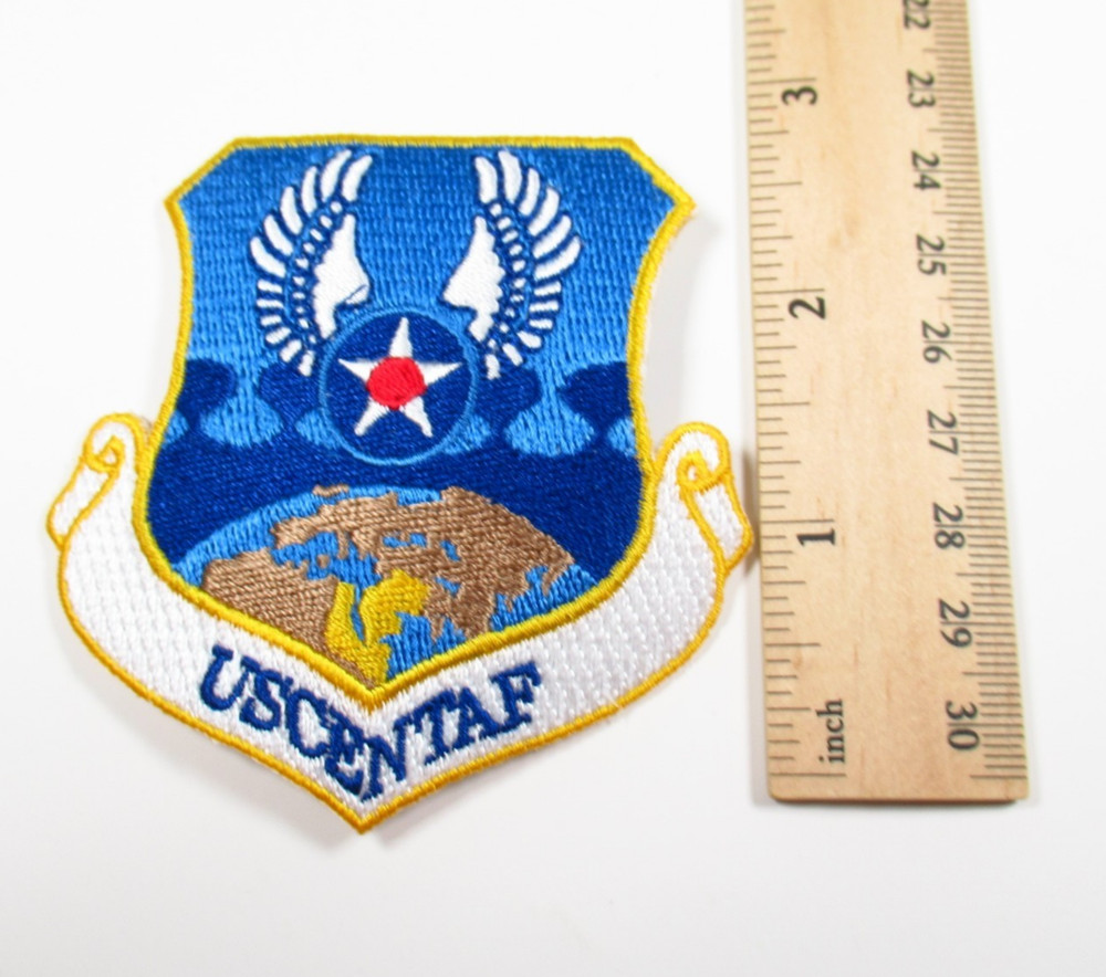 US Air Force USAFCENT Patch Vintage Central Command Wings Globe