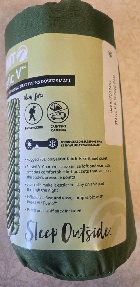 Klymit Static V Lightweight Sleeping Pad