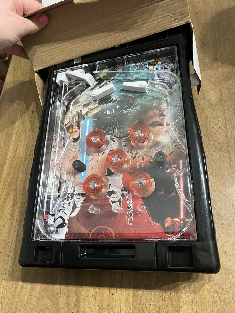Jakks Star Wars Tabletop Pinball Electronic Interactive Toy On-Screen Effects