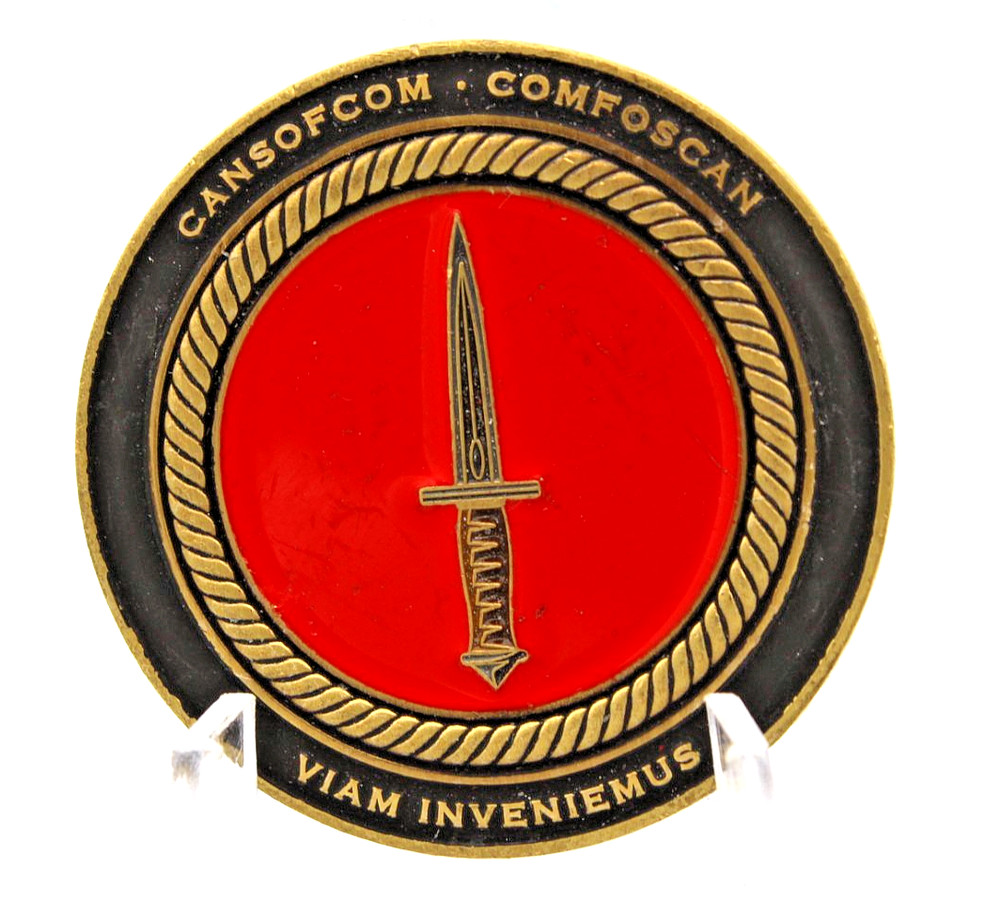 Canadian CANSOFCOM COMFOSCAN Special Operations Command Challenge Coin