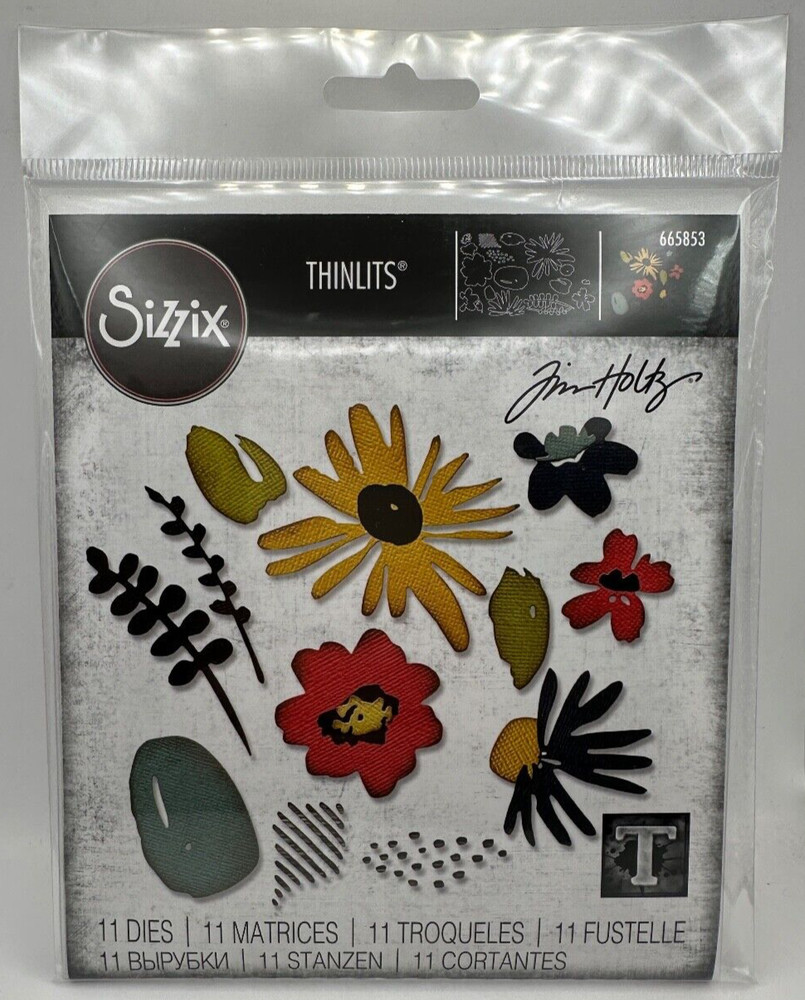 Sizzix Thinlits Dies, Modern Floristry