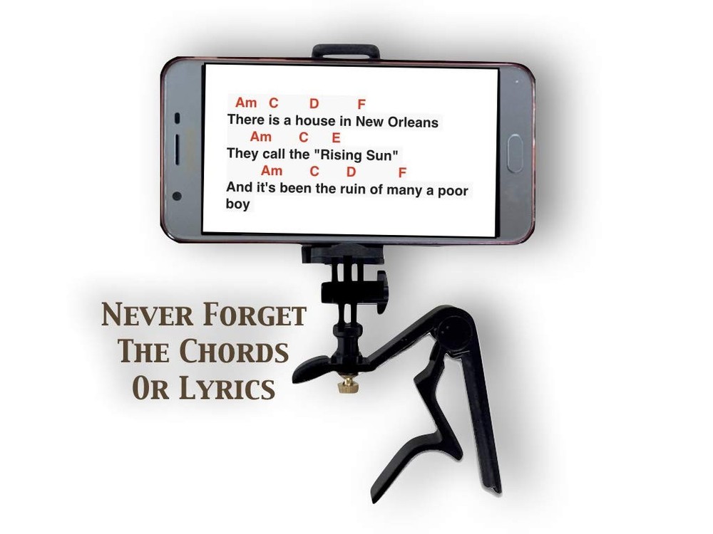 Smart Guitar Capo for Smartphone | Compatible Dock for Android & iPhone Users