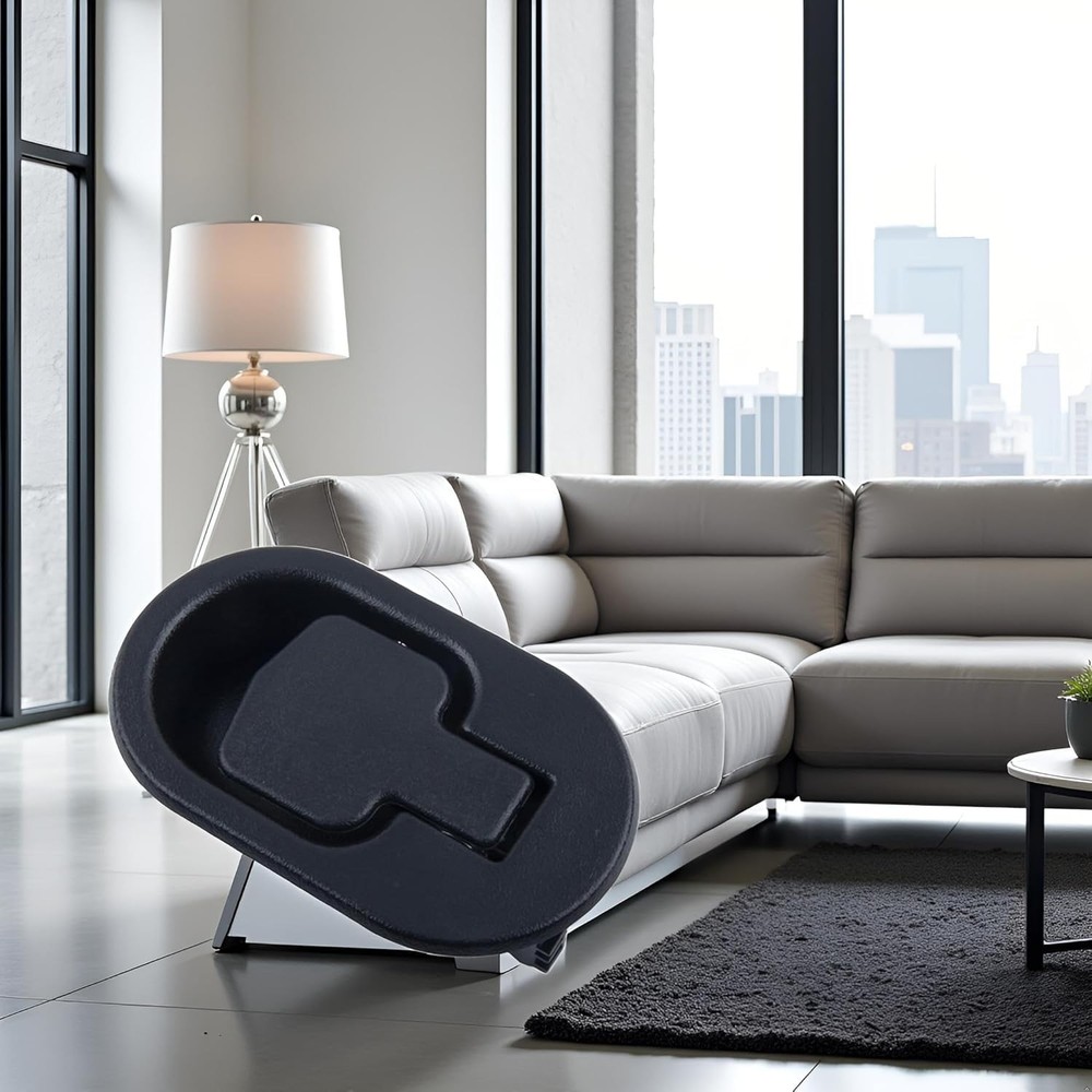 1 PC Black Recliner Replacement Release Lever Handle ABS Plastic Fits 6mm/3mm