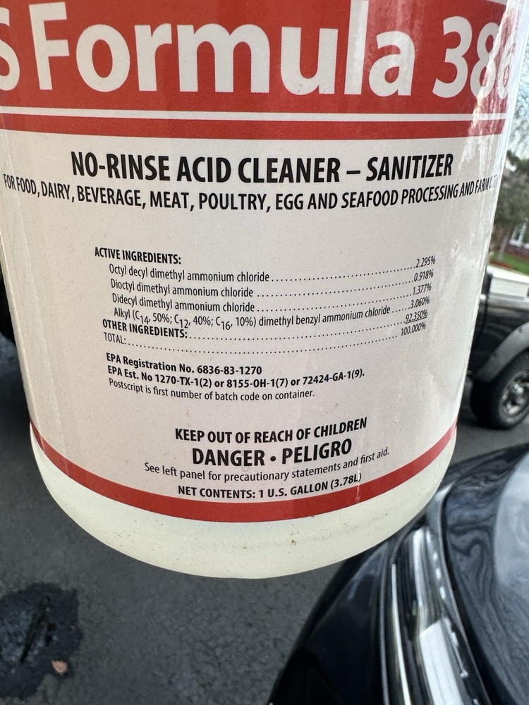 Zep Fs Formula 386L 4 Gallons