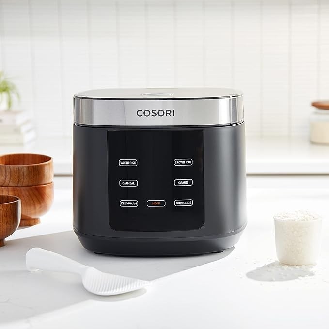 Rice Cooker 10 Cup, 24h Keep Warm, Non-stick Ceramic Inner Pot, 18 Functions