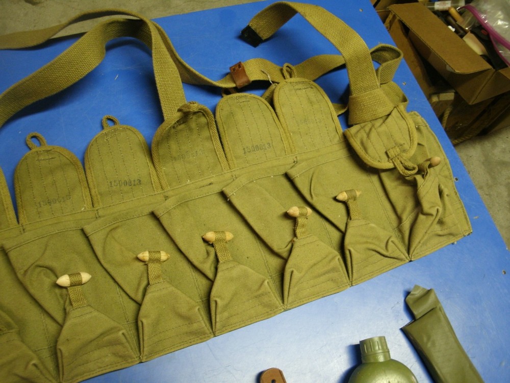 CHINESE TYPE 56 SKS CHEST RIG, OILER & SLING