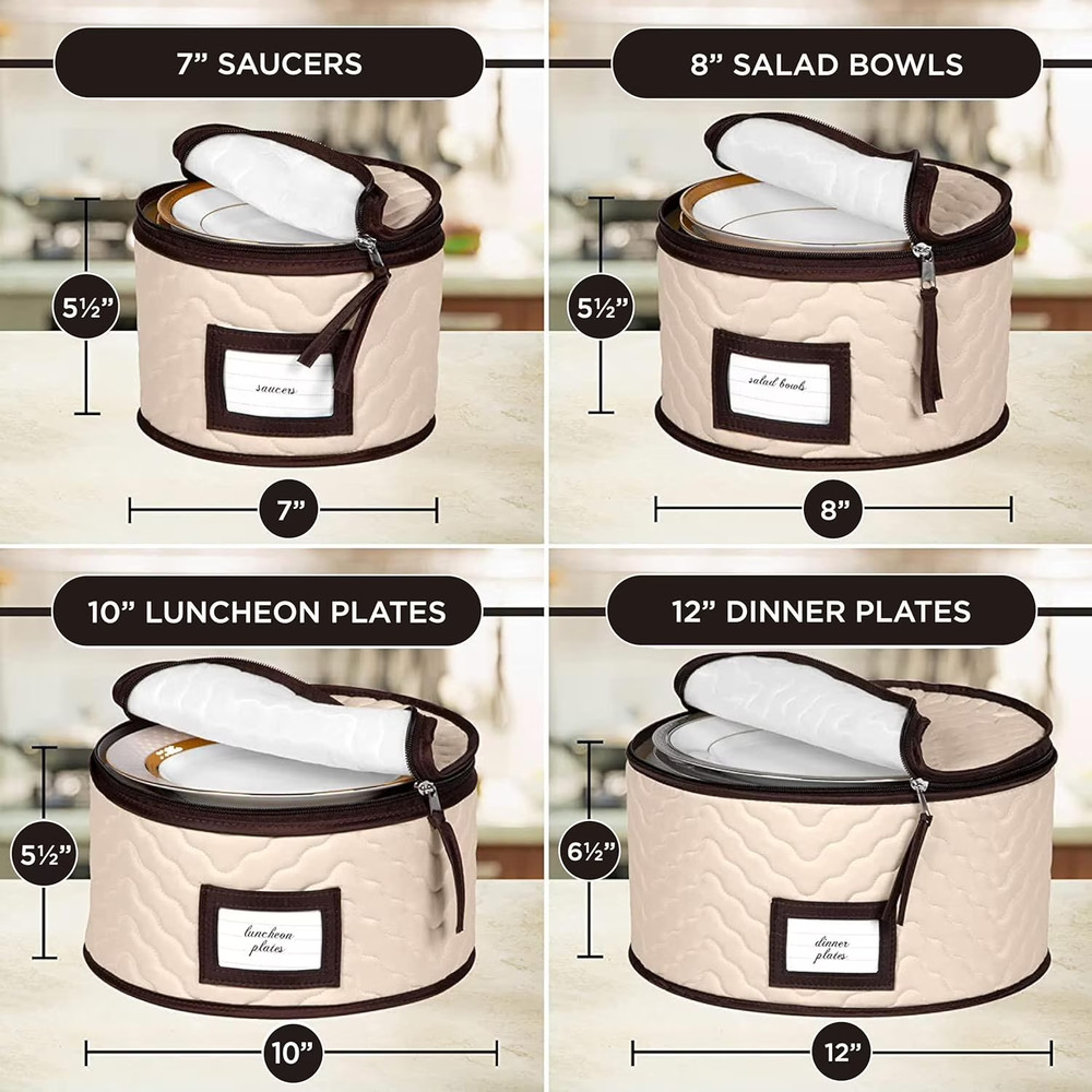 China Storage Containers 5-Piece Set Moving Boxes for Dinnerware, Glasses, Plate