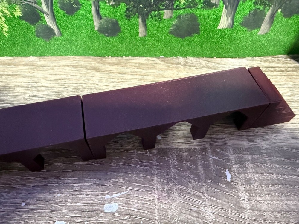 G Scale Loading Dock for Cargo Loading -Two 5 inch x 1.25 Inch Sections w/ Steps