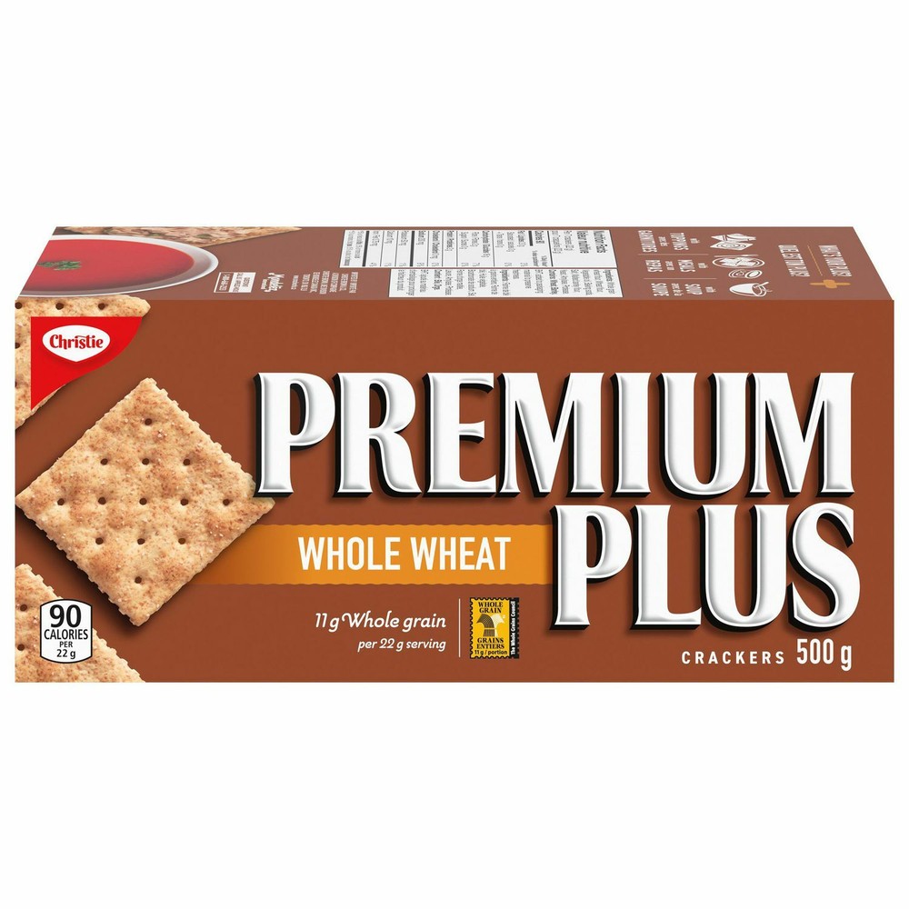Premium Plus Whole Wheat Crackers 481g