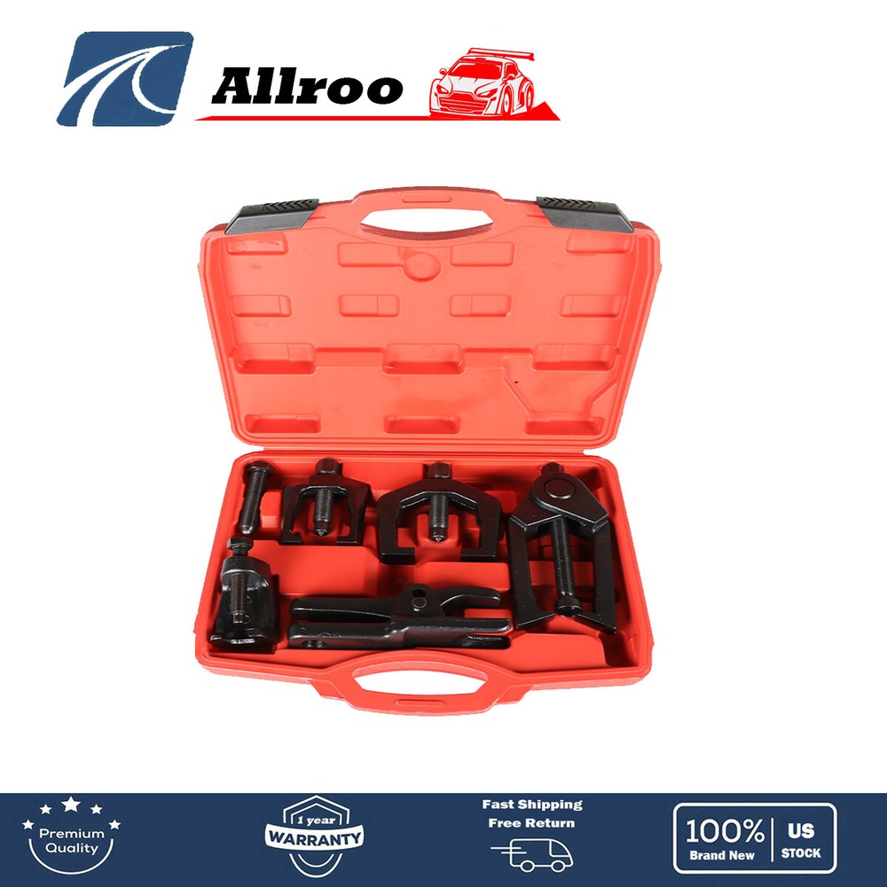 5-In-1 Ball Joint Separator, Pitman Arm Puller, Tie Rod End Tool Set For Front E