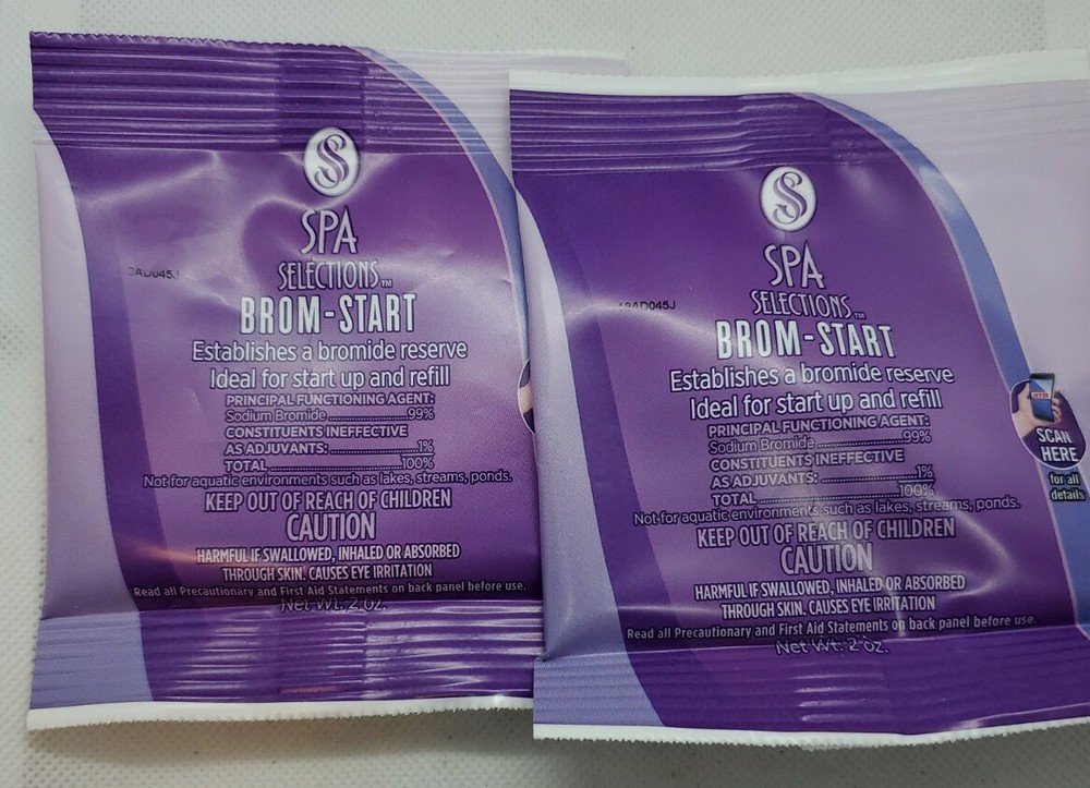 LOT OF 2 Spa Selections Brom-Start  2 oz each