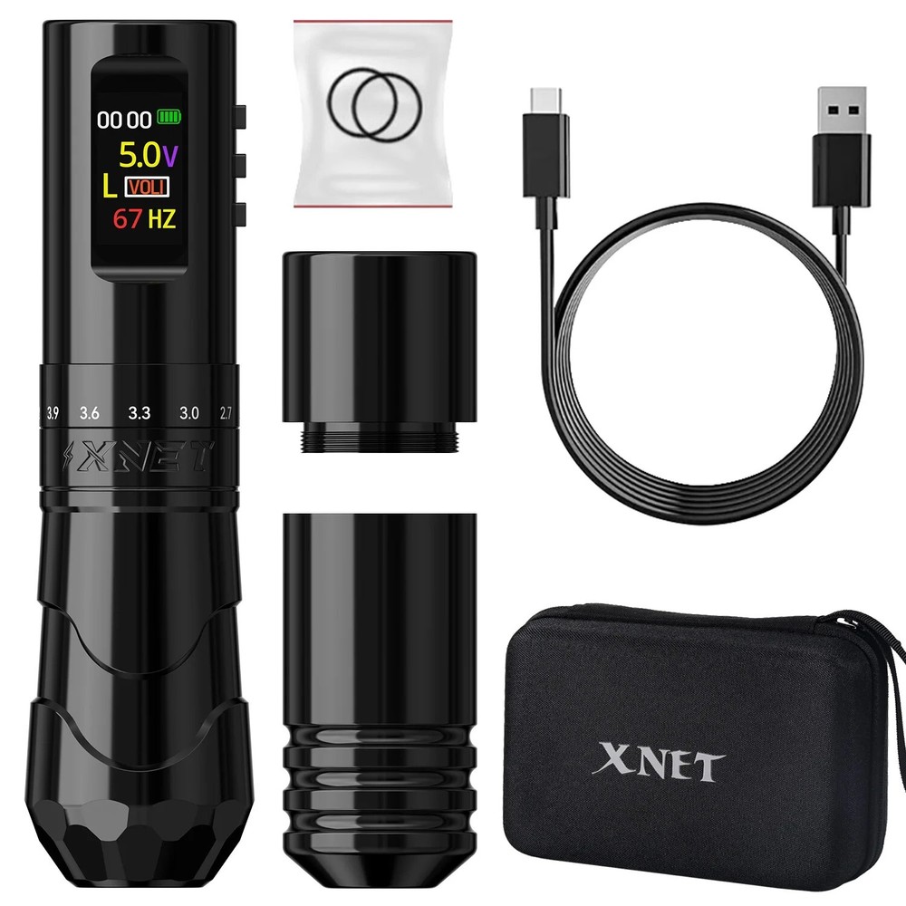 XNET Void Professional Wireless Tattoo Machine Pen 7 Adjustable Stroke 2.4-4.2mm