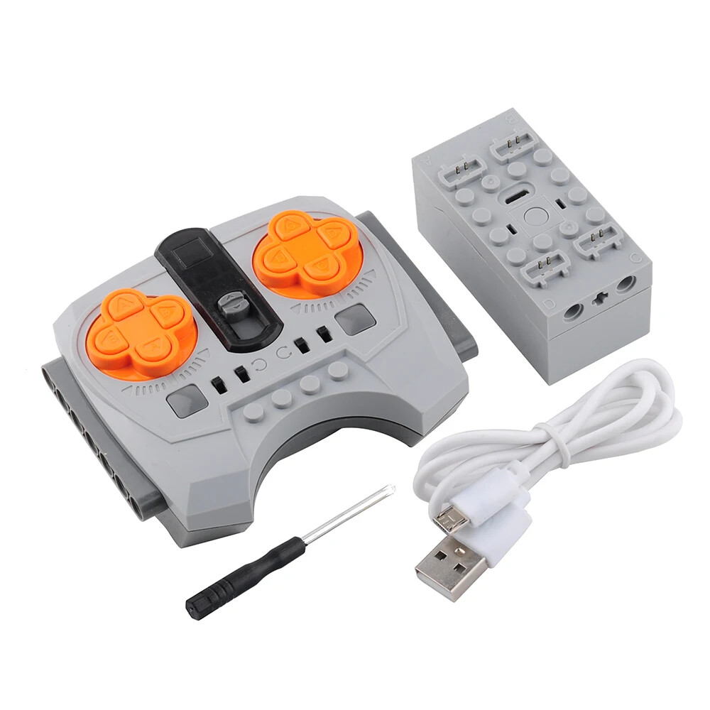 MOC Remote Control Rechargeable Battery Box 8-channel 2.4G Speed Control Remote