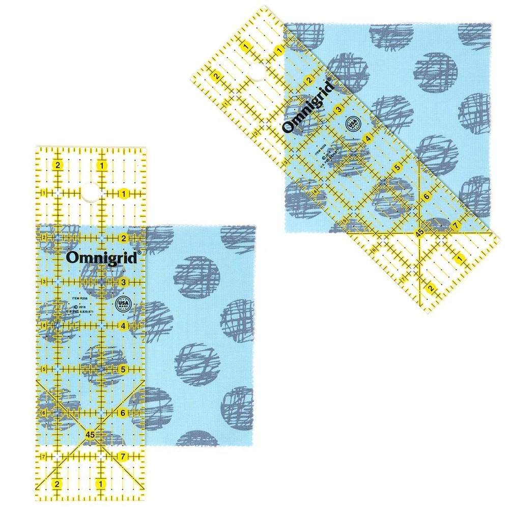 Versatile 2-1/2 x 8 Acrylic Ruler with Enhanced Visibility for Quilting Projects