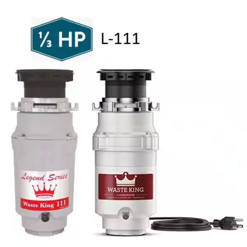 Legend Series 1/3 HP Continuous Feed Garbage Disposal