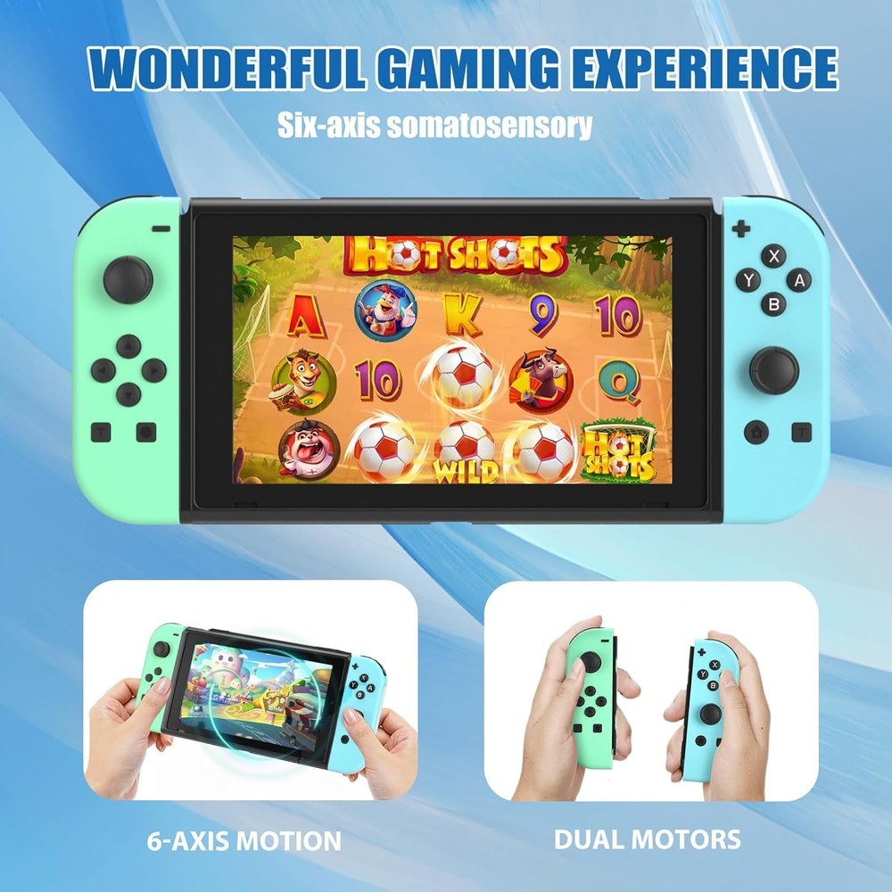 For Nintendo Switch Joy Con Controller Left + Right Wireless Pair Gamepad Joypad