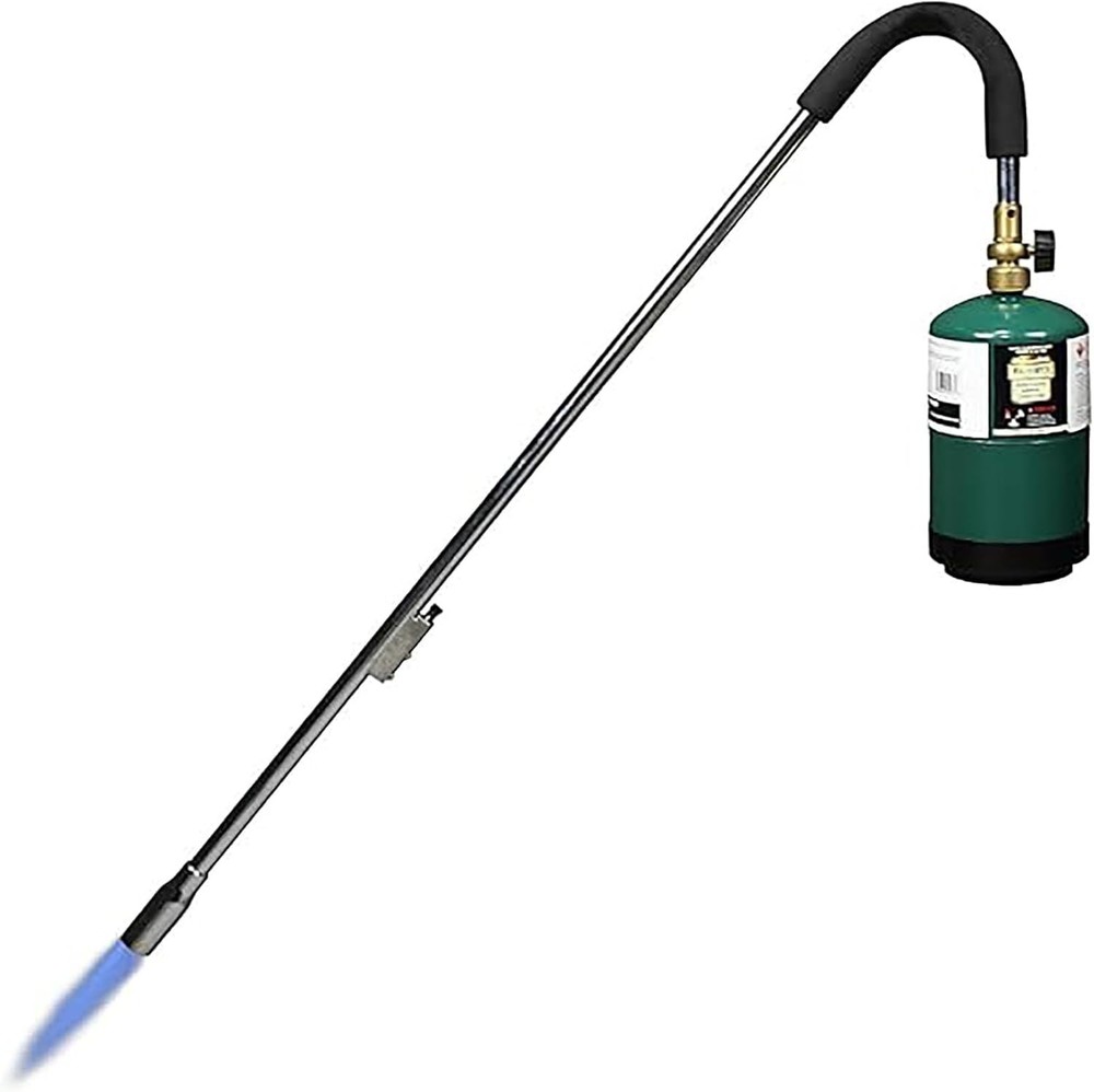 Thirty-five inch propane weed torch burner.