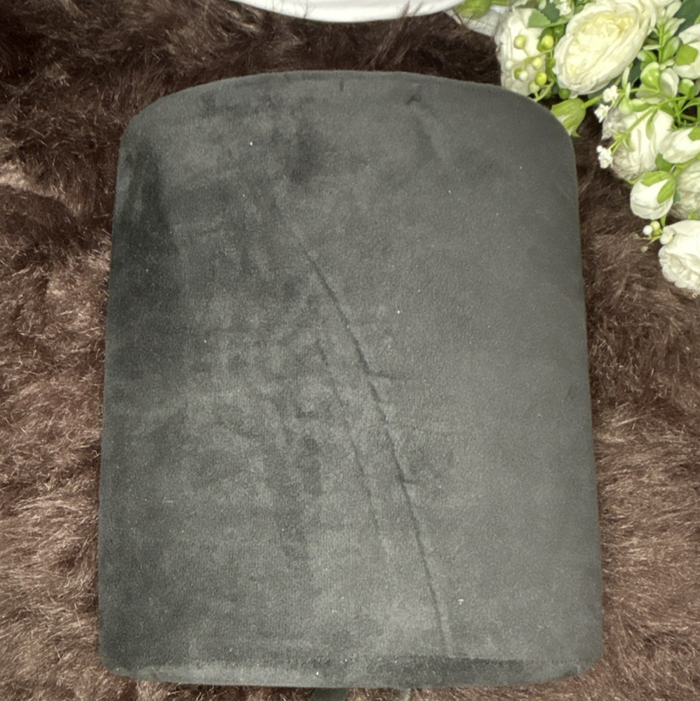 CVO Ergonomic Black Back Cushion with Adjustable Strap, Fabric Foam
