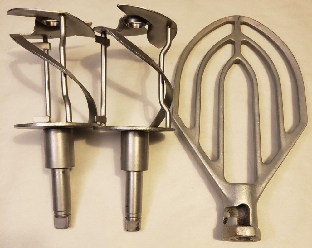 1 Commercial Flat Beater Paddle + 2 Mixing Attachments 