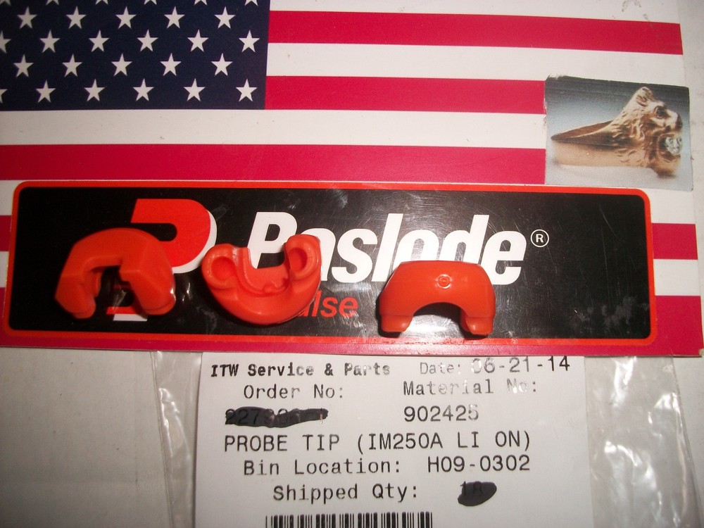 PASLODE Part # 902425 - No Mar Tip Li-Ion 16 Gauge Angled Trim (3 TIPS)