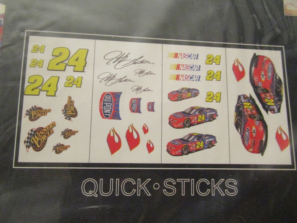 Quick Sticks NASCAR 2003 #24 Dupont Jeff Gordon Reusable Multi-Functional Decals