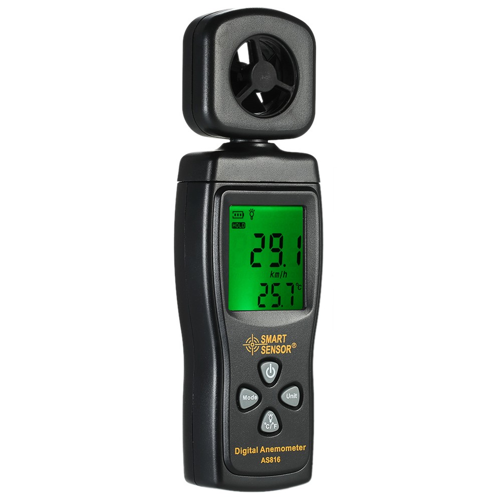 LCD Digital Wind  Meter Anemometer   Velocity Tester S2M4
