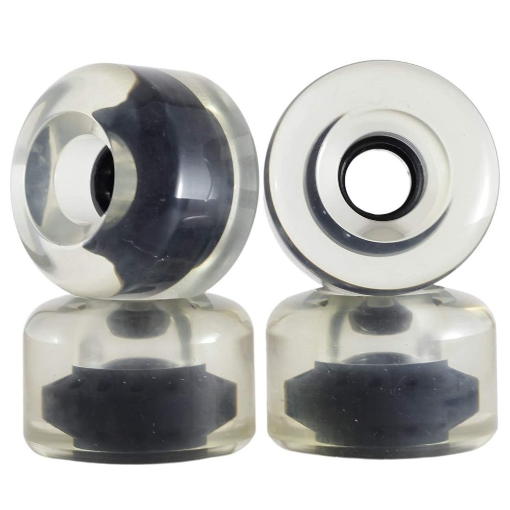 High Rebound 78A 70mm Longboard Wheels Clear